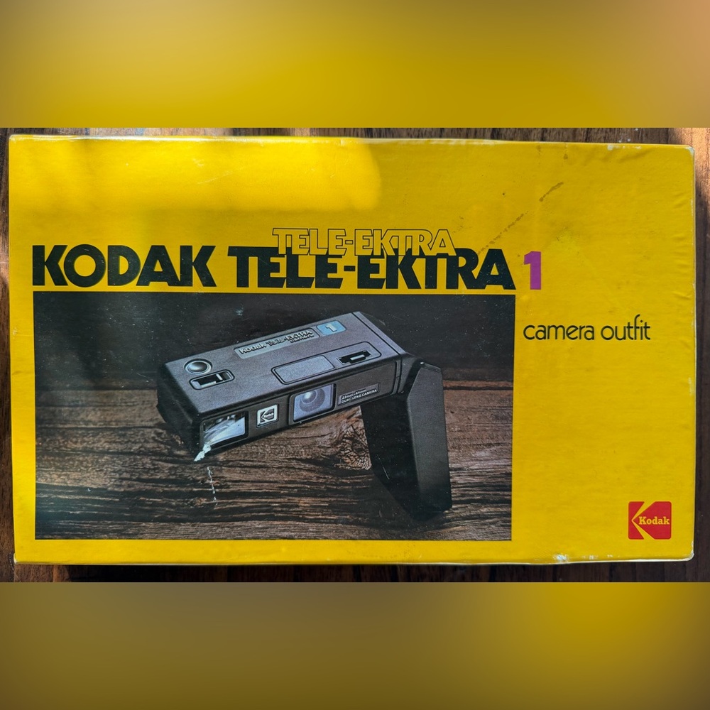 Kodak Tele-Ektra 1 Camera in Yellow Box